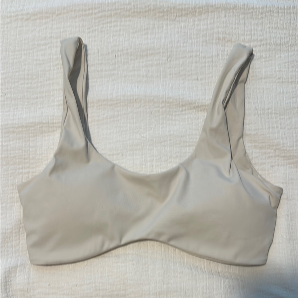 Women's Cream Sports Bra